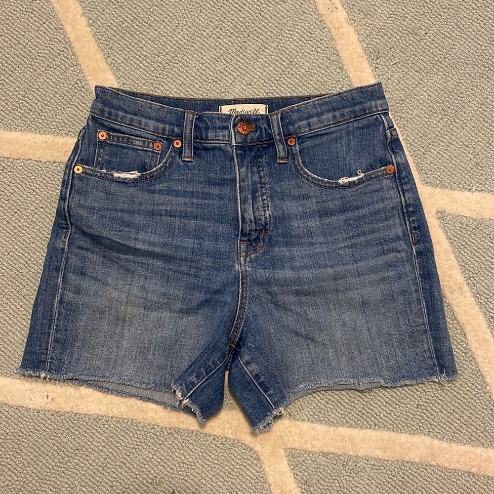 Madewell High Rise Denim Shorts